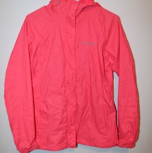 Columbia Coral Pink Hooded Puffer Jacket